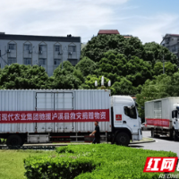 湖南现代农业集团捐赠物资 支援泸溪县抗洪救灾