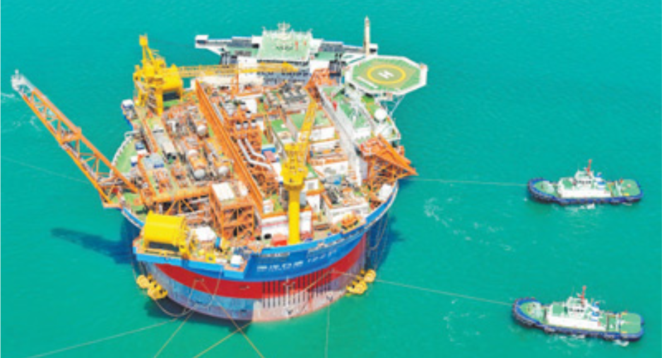 亚洲首艘圆筒型海上油气加工厂日前启运