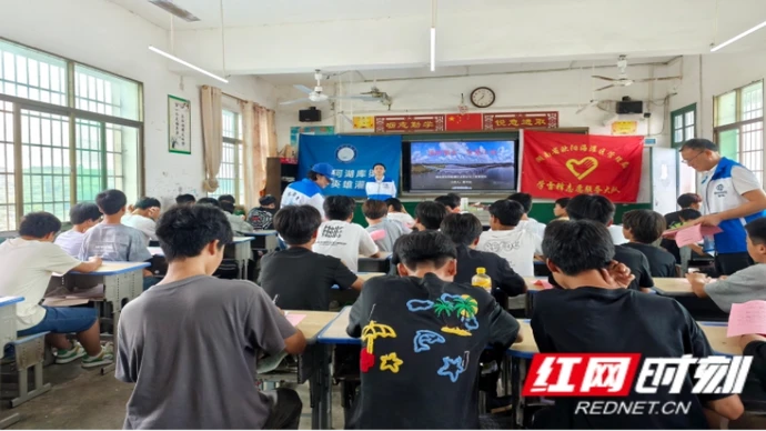 欧阳海灌区管理局：志愿服务进校园 筑牢防溺水“安全堤”