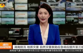 视频丨湖南防汛 地质灾害 自然灾害救助应急响应提升至三级