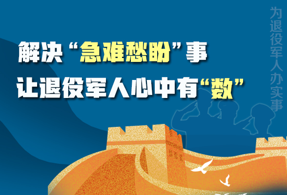 海报｜解决“急难愁盼”事，让退役军人心中有“数”