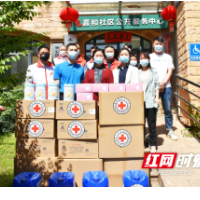 湖南省红十字会捐赠24万元物资助力嘉和社区疫情防控