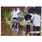 株洲市自然资源和规划局一行到炎陵督导地灾防治