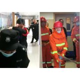 新化县人民医院开展消防应急疏散及灭火实战演练