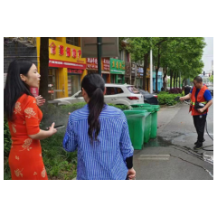 娄底：督促整改餐厨垃圾收集点 餐饮一条街气味变淡了