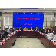 娄底市商务局召开全市商务重点工作调度会议