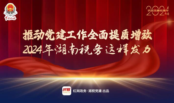 交互海报 | 推动党建工作全面提质增效 2024年湖南税务这样发力