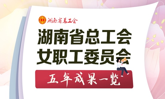 图说｜湖南省总工会女职工委员会五年成果一览