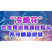 应急科普 | 一图看懂“冷烟花”，安全使用是关键！
