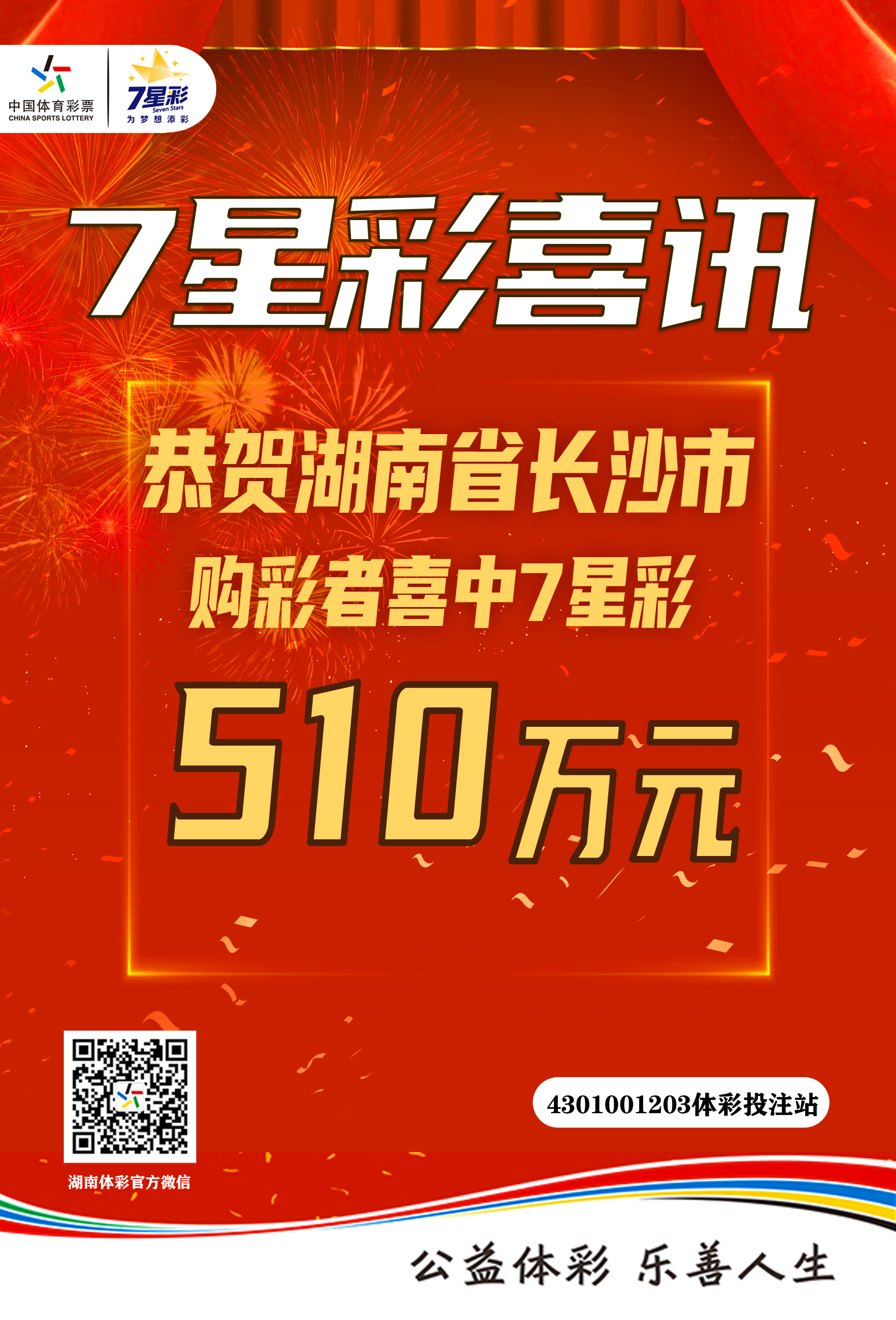 长沙市购彩者喜中体彩7星彩510万大奖.jpg