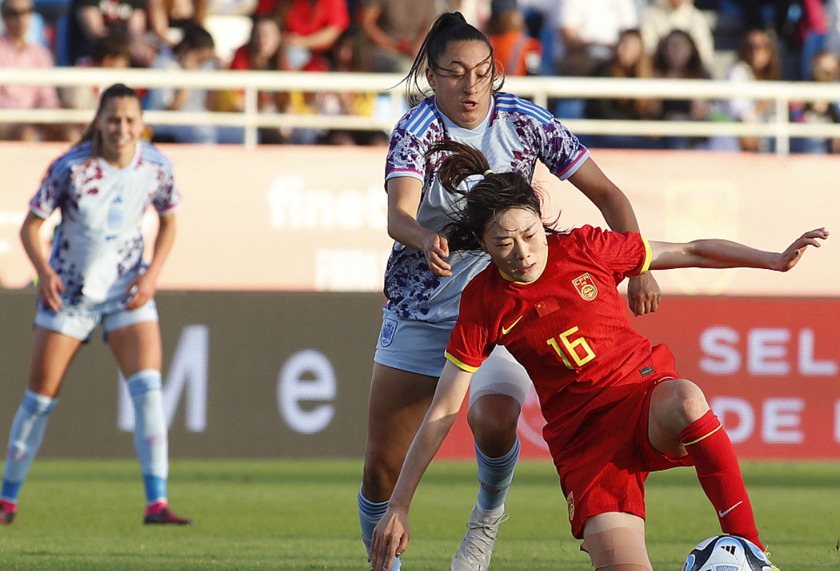 差距明显，中国女足0-3不敌西班牙，结束欧洲热身赛
