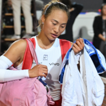 郑钦文“抢七”惜败高芙 无缘WTA1000罗马站决赛