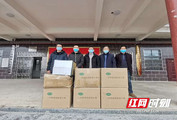 邵阳县蔡桥乡在外创业人士捐赠口罩助抗疫
