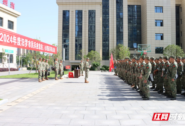 找问题促提升 汨罗市人武部接受岳阳军分区民兵整组检查考评