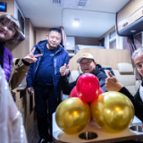 开着房车自驾游 湖南亲子家庭户外娱乐又添新模式