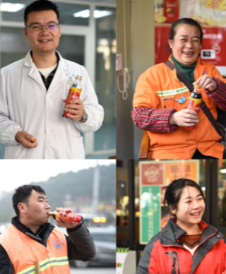 我们在乎暖冬里你的微笑 中粮可口可乐华中公司为城市奋斗者送温暖