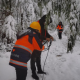 大山深处抗寒 常德联通迎风斗雪保通信网