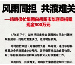 风雨同担 湖南多家企业“大爱”驰援华容县