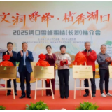 2025洞口雪峰蜜桔推介会在长沙举办