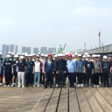 湖南路桥沅水桃源枢纽二线桥项目迎长沙理工大学师生参观