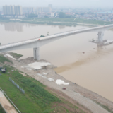 常德石澧航道桥梁工程青山澧水特大桥主桥合龙