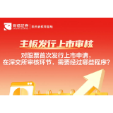 主板发行上市审核丨对股票首次发行上市申请，在深交所审核环节，需要经过哪些程序?