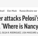 佩洛西丈夫遇袭 外媒:“美国政治正在溃烂”