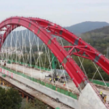 最大跨度系杆拱主体完工 池黄高铁建设进度超八成 