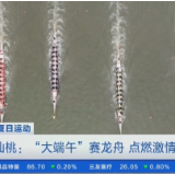 湖北仙桃：“大端午”赛龙舟 点燃激情夏日