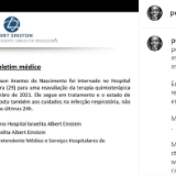 球王贝利发文报平安:我很坚强,会照常接受治疗