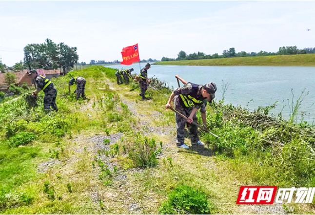 查隐患备大汛 津市组织基干民兵开展防汛演练