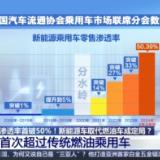 销量占比首超燃油车！新能源车取代燃油车成定局？专家分析