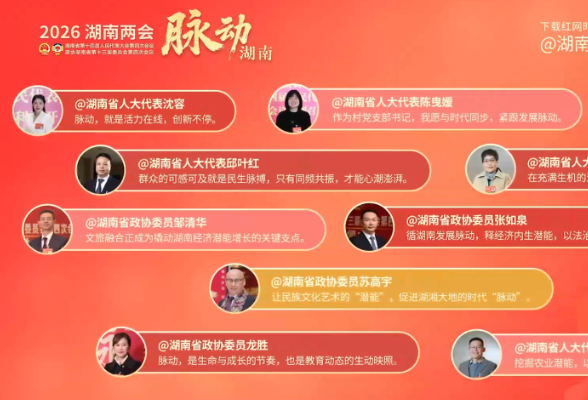 代表委员的“弹幕”②丨 弹幕刷出发展潮音：解码湖湘新脉动