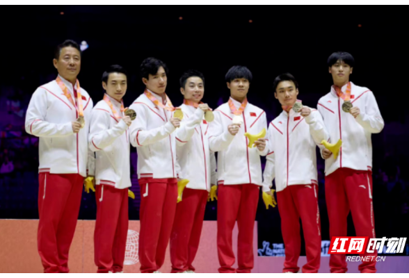 喜讯！湖南退役军人助力中国体操男团世锦赛夺冠
