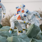 这一双双被汗水浸泡到发白起皱的手,是他们的