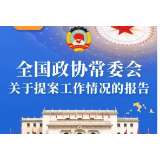 一图读懂丨全国政协常委会关于提案工作情况的报告