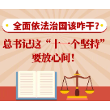 全面依法治国该咋干？总书记这“十一个坚持”要放心间！