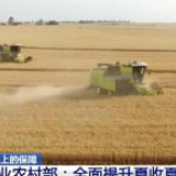 农业农村部：全面提升夏收夏种夏管水平