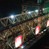 京唐城际铁路建设突破施工难点 潮白新河特大桥连续梁合龙