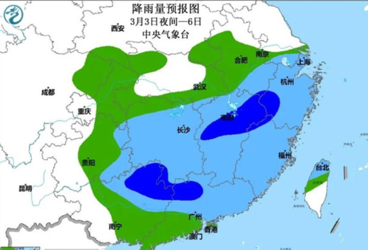 注意！湖南将现今年首次强对流天气，预计5日暴雨抵达湘南