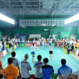 长沙市邵阳商会举办第四届羽毛球赛
