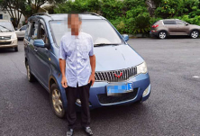 新邵：司机驾驶盗抢车辆上路 因套牌被交警查获