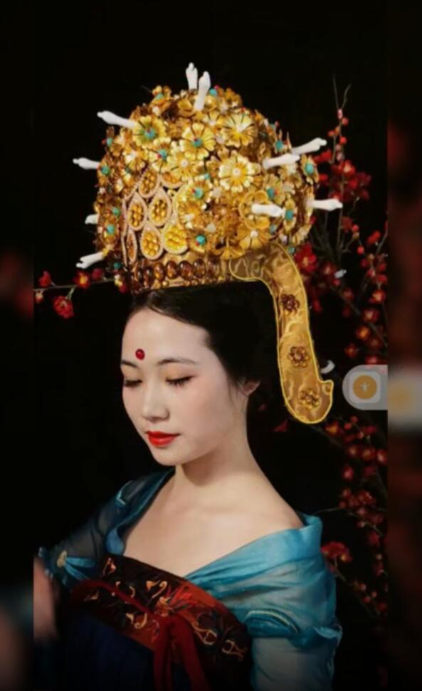 湖南女子千道工序复原萧皇后冠希望传统手艺后继有人
