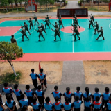 衡阳：让孩子走进军营上一堂“看得见、摸得着”的国防教育课