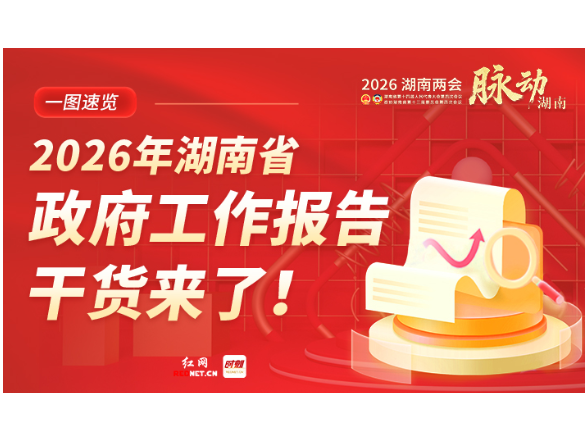 一图速览丨2026年湖南省政府工作报告干货来了！