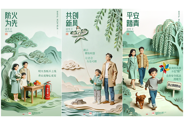 解锁清明祭扫踏青正确姿势丨安全守护，我们有 “画” 说