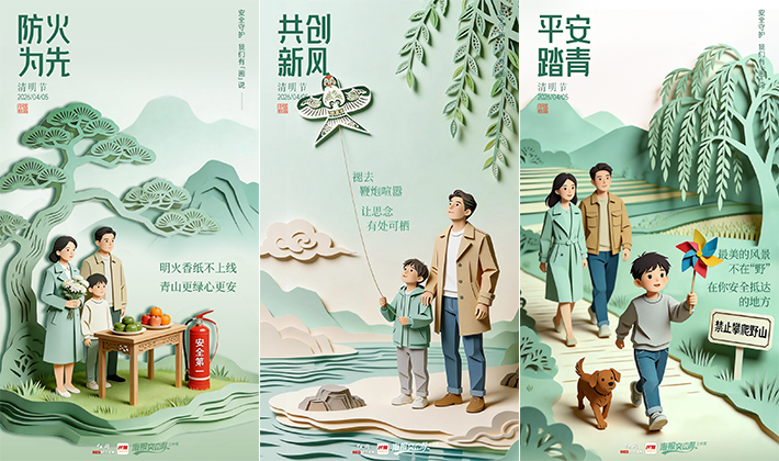 解锁清明祭扫踏青正确姿势丨安全守护，我们有 “画” 说