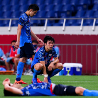 奥运会男足决赛揭晓 日本国奥遭遇绝杀泪洒赛场