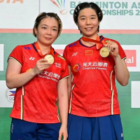 将2-0进行到底！亚锦赛女双夺冠“凡尘”组合“杀疯了”