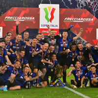 国米加时4比2逆转尤文 捧起队史第8座意大利杯